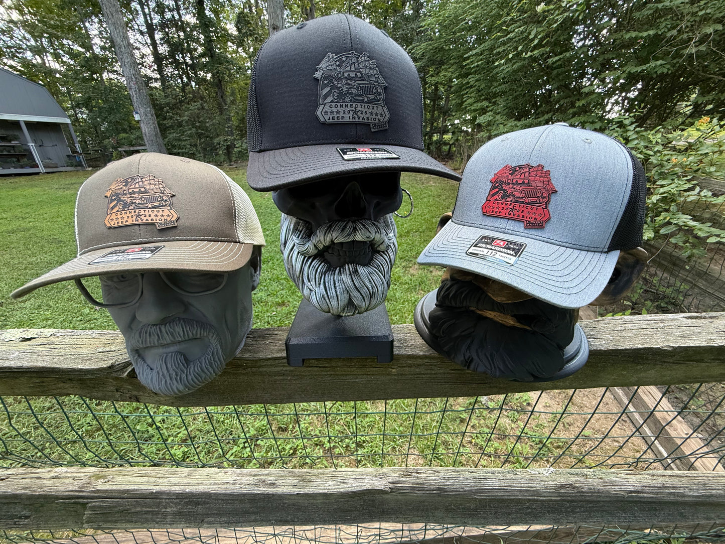 CT Jeep Invasion 2025 Hats(leatherette)