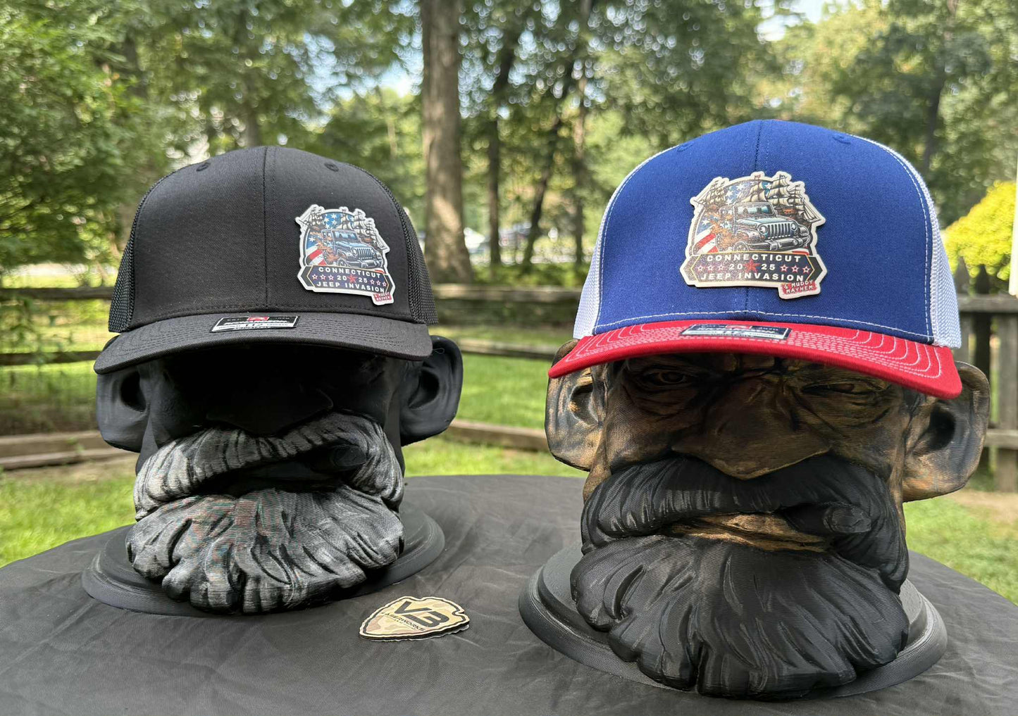 CT Jeep Invasion 2025 Hats (premium leatherette patches)