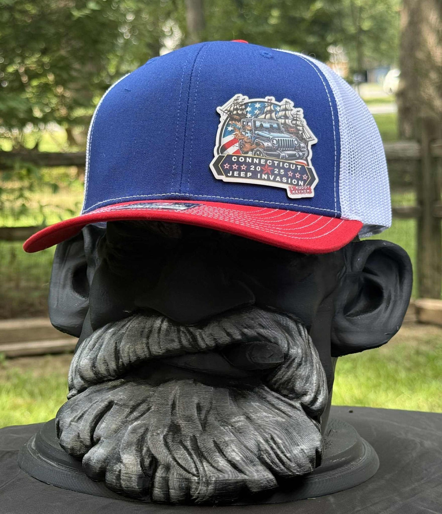 CT Jeep Invasion 2025 Hats (premium leatherette patches)