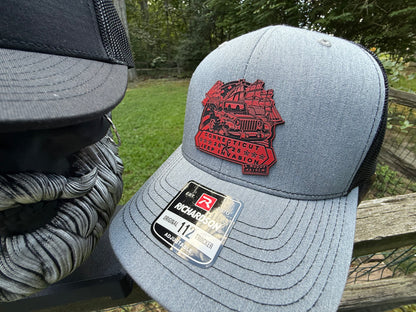 CT Jeep Invasion 2025 Hats (premium leatherette patches)